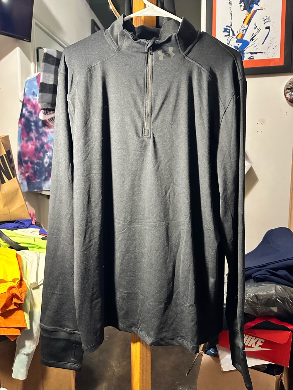 Under Armour Men's Fitted Running 1/4 Zip Pullover